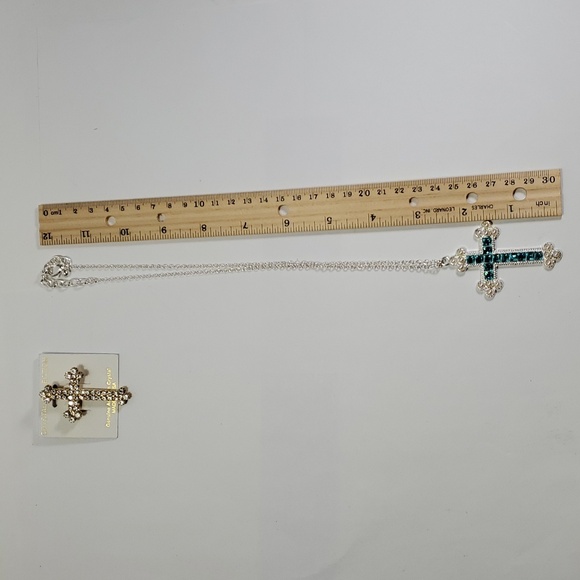 Cross Necklace and Brooch - Picture 8 of 13